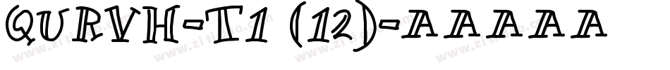QURVH-T1 (12)字体转换